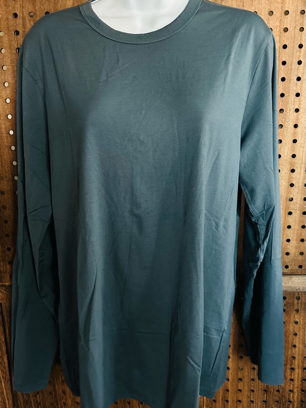 lululemon athletica Women’s  Long Sleeve Crew — Slate Green size M